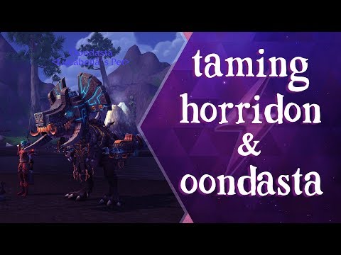 How to tame Horridon and Oondasta in Patch 8.2