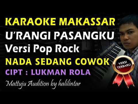 Karaoke Urangi Pasangku || Nada Sedang Cowok Lukman Rola