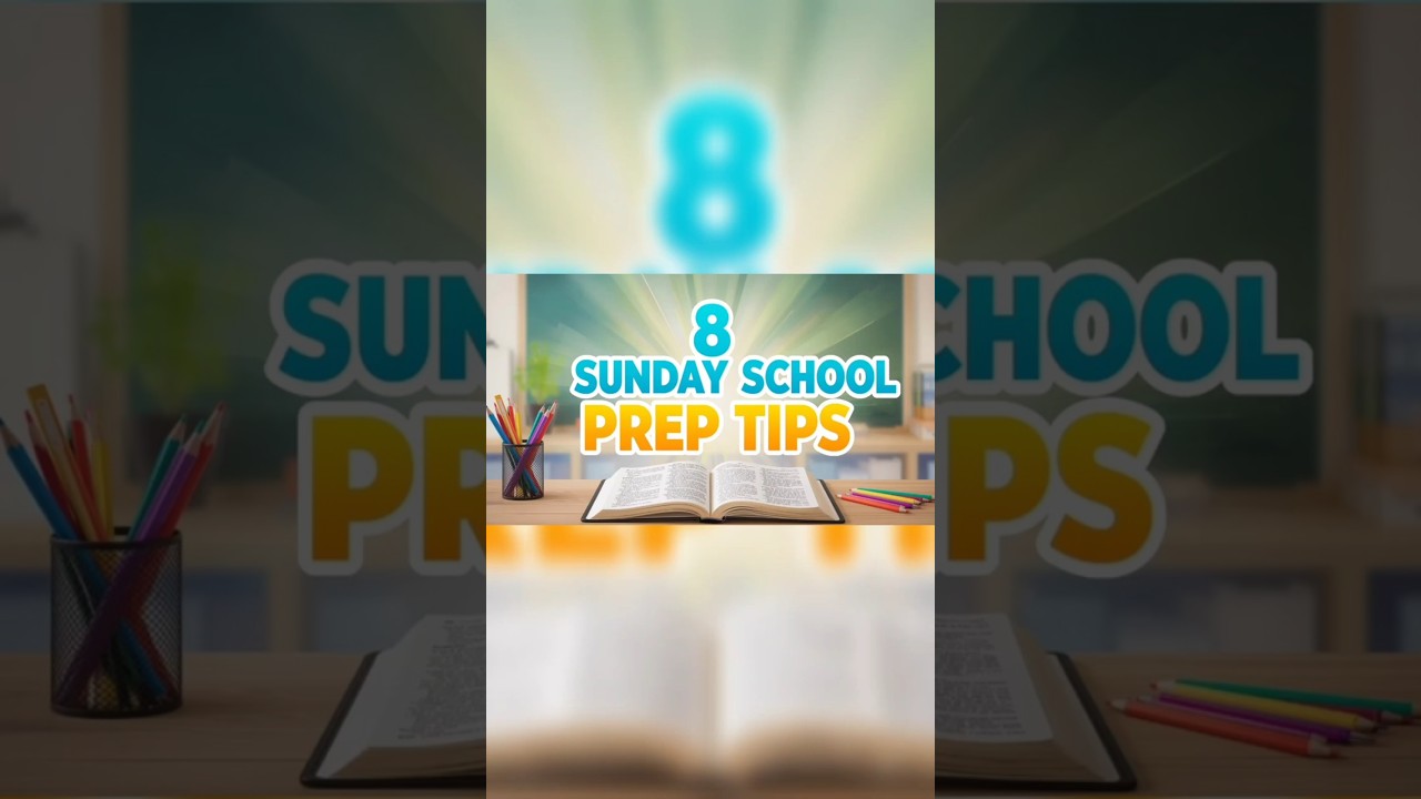 8 Preparation Tips Every Sunday School Teacher Should Know | Tips for Sunday School Teachers #kids