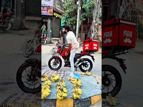 The Man in Front Thought it Was A Real Bike 😳