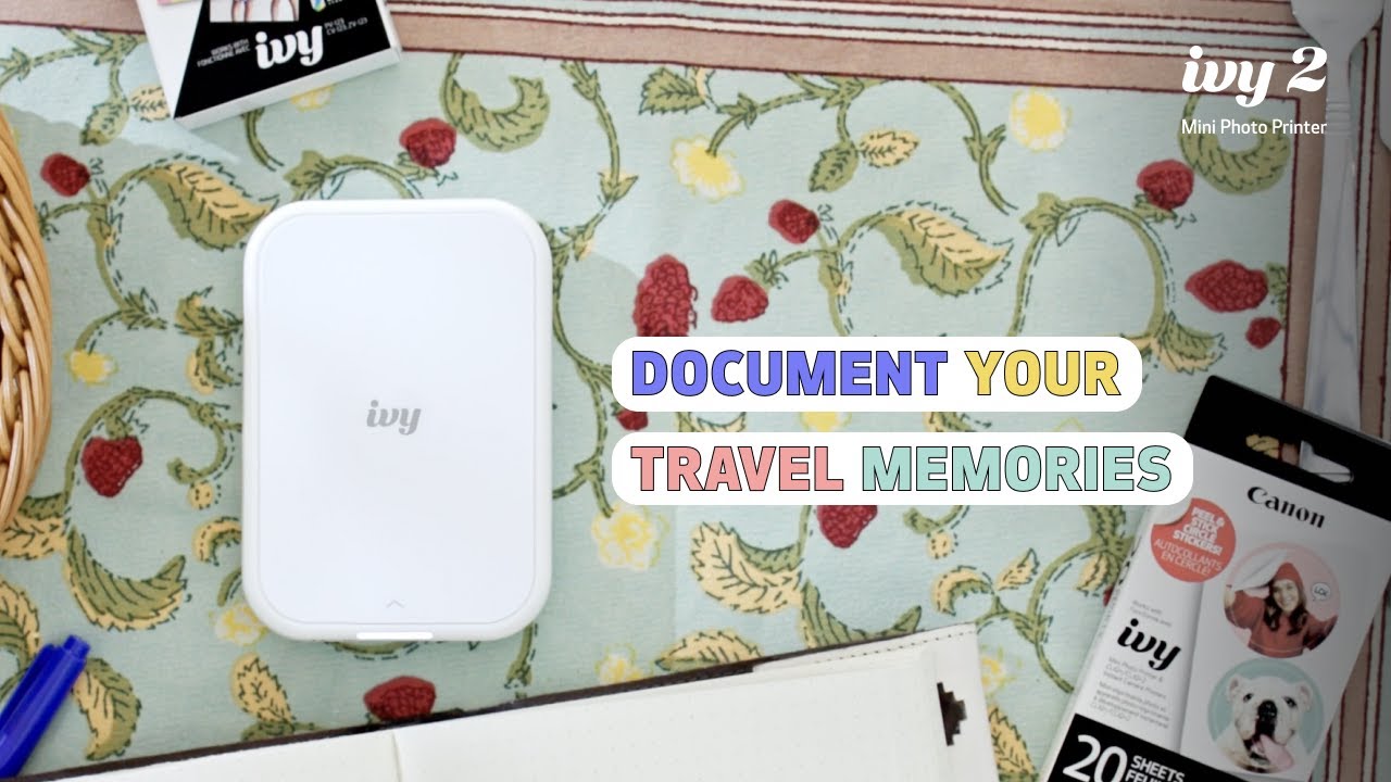 Canon IVY 2 Mini Photo Printer: Create a Travel Journal