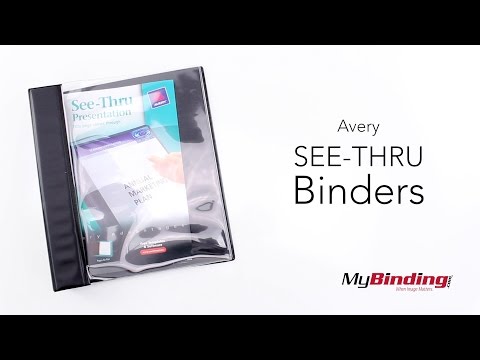 Avery See Thru Binders