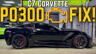 HOW TO FIX the P0300 Check Engine Light on a C7 Corvette!
