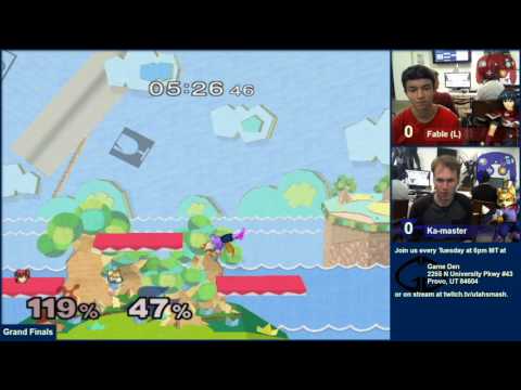 [2016-10-04] Smash Den Weekly - SSBM - GF - Fable vs Ka-master