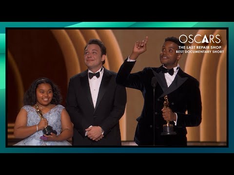 Thumbnail of the video: 'The Last 'Repair Shop' Wins Best Documentary Short Film | 96th Oscars (2024)