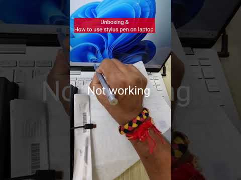 how to use stylus pen on laptop touchpad | stylus pen kaise use kare | stylish pen for laptop