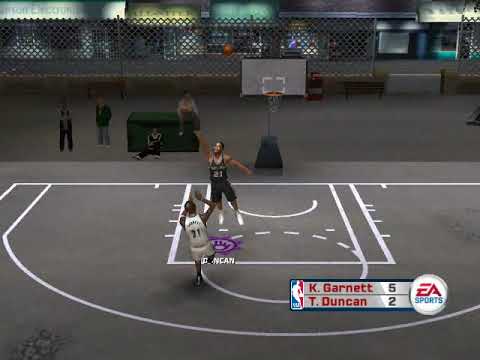 NBA Live 06 1 ON 1 Tim Duncan vs Kevin Garnett