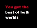 Best Of Both Worlds Karaoke 