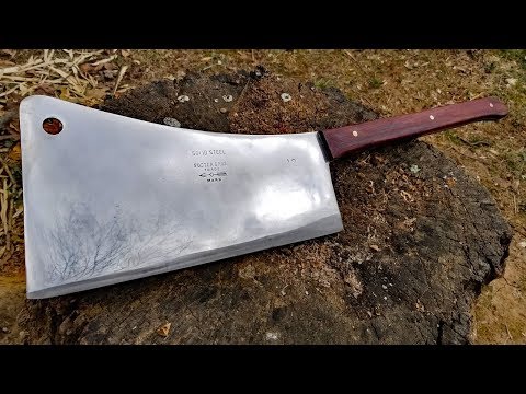 Restoring HOG SPLITTER - Repair 3 ft Antique Meat Cleaver