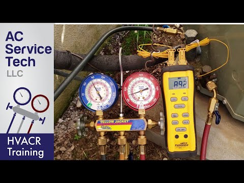 Refrigerant Charging Checking the R 22 Refrigerant Charge on AC Condensor Subcooling Method