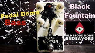 Video thumbnail for Pedal Demo BASS: Black Fountain v2 Old Blood Noise Endeavors Oil Can Effect Pedal by Ambient Bass Creations