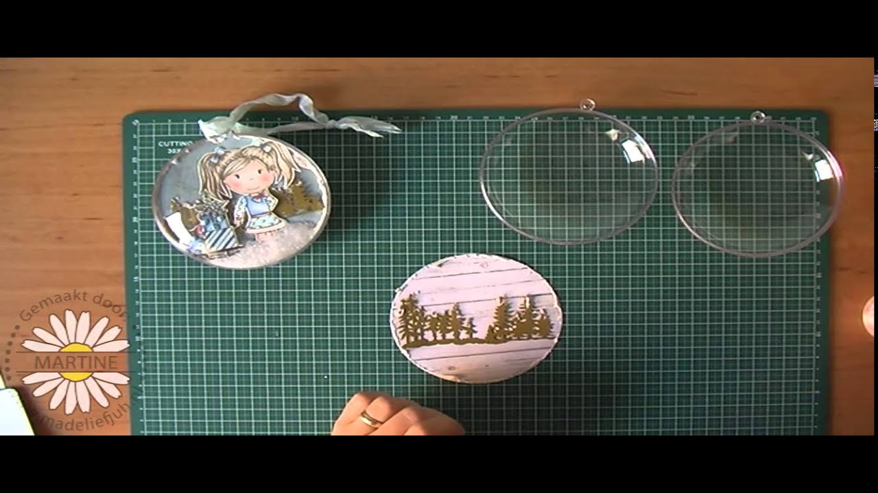 Hoe een leuke en makkelijke kerstbal maken