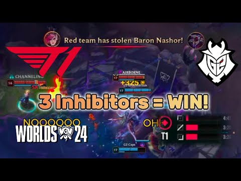 T1 vs G2 | Game2 - The Impossible Victory! | Swiss Stage LoL Worlds 2024 | T1 vs G2 Esports