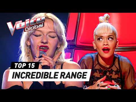 Talents with the most incredible VOCAL RANGE on The Voice