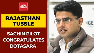 Sachin Pilot Congratulates Newly Appointed Rajasthan Congress Chief Dotasara | DOWNLOAD THIS VIDEO IN MP3, M4A, WEBM, MP4, 3GP ETC