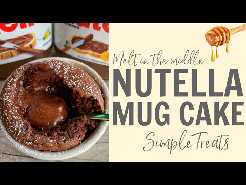 How to make a Nutella Mug Cake! Recipe #shorts