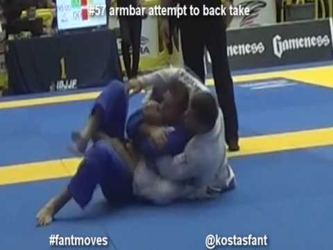 Clip 57 Gabriel Marangoni taking the back from knee on belly via armbar.