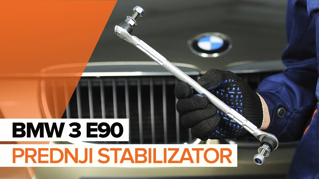 Kako zamenjati avtodel končnik stabilizatorja spredaj na avtu BMW E90 – vodnik menjave