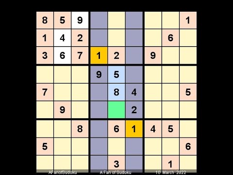 How to Solve The Hindu Sudoku Hard March 10, 2022