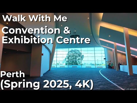 Perth Convention & Exhibition Centre Walkthrough 2025 Spring - Swan River Corridor Tour (4K)