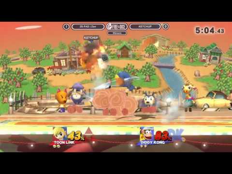 FAD TRE #2: 2S FAD | Zan (Toon Link) vs Ketchup (Bowser Jr, Diddy Kong)