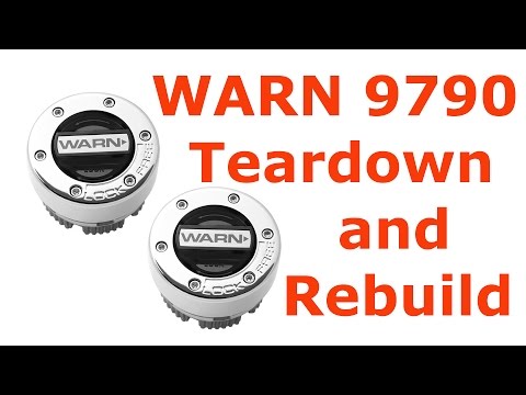WARN 9790 Manual Locking Hub Teardown and Rebuild