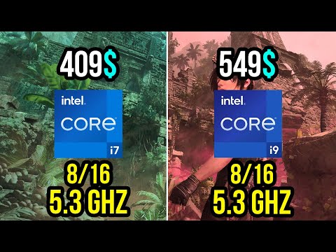Core i7 11700K Overclocked Equal to 11900K? -i7 11700K OC vs Core 19 11900K Test Game & Productivity