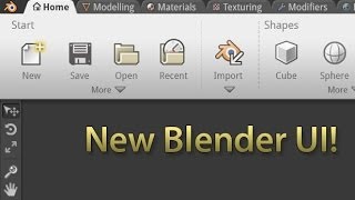 nova interface mais amigável ainda vem para o blender 3d