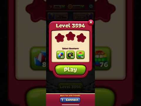 Toon Blast Level 3594 - No Boosts - 3 Stars