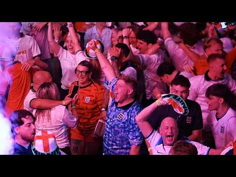 Video Thumbnail: Jubel bei England-Fans nach dramatischem WM-Sieg