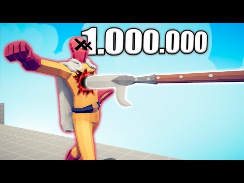 1.000.000 DAMAGE PIKE 1 vs 1 TOURNAMENT - TABS | Totally Accurate Battle Simulator 2023
