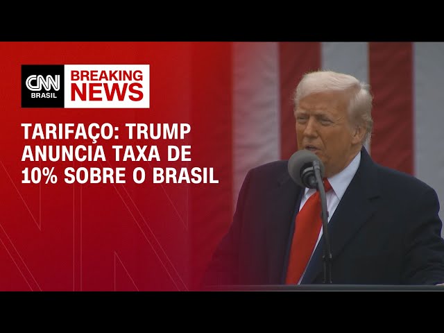 Tarifaço: Trump diz que Brasil será taxado em 10% | CNN 360º