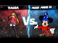 MUGEN AI BATTLE Taiga Vs Mickey Mouse EX