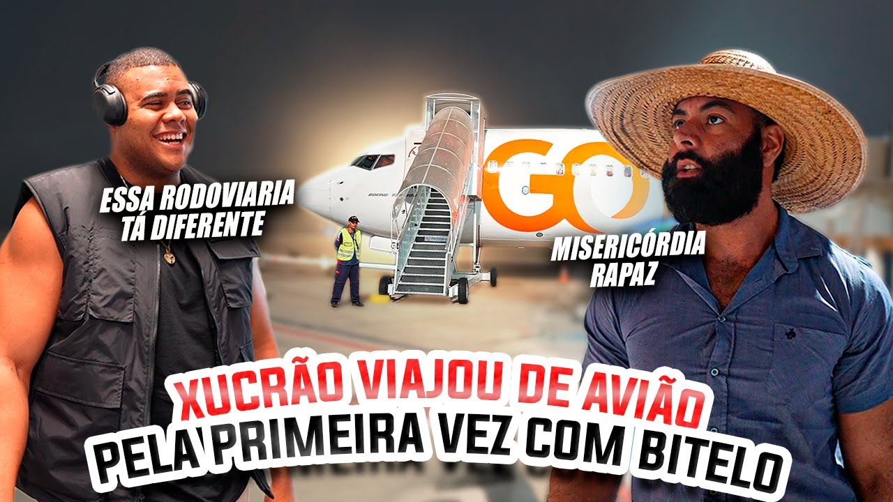 BITELO TROLLOU XUCRÃO NO AVIÃO - ELE FICOU COM MEDO