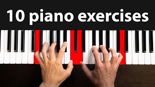 10 Easy Piano Exercises for Beginners 🔥