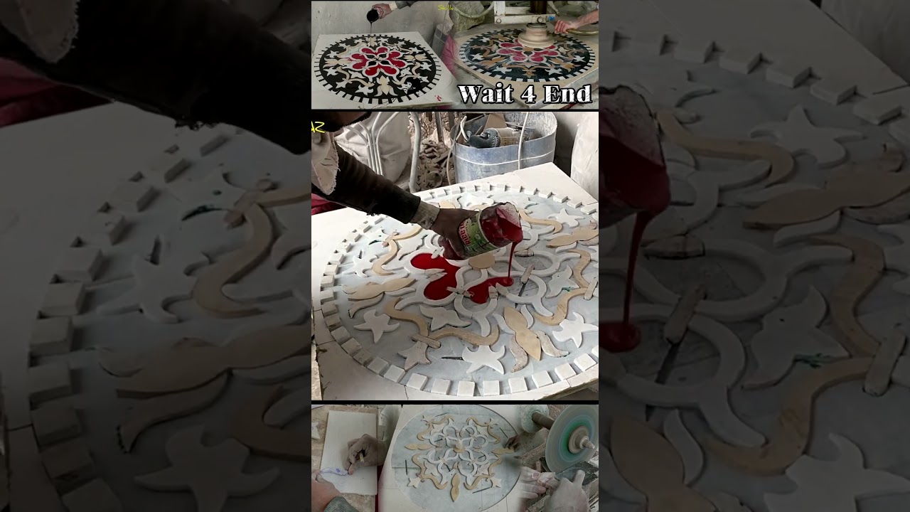 Making beautiful Marble Floors Tiles .#shorts #shortsvideo #floortiles #marble