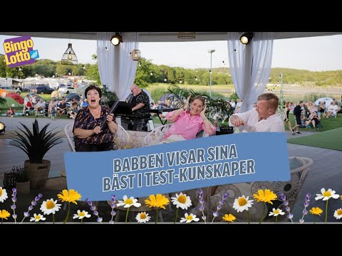 Klarar Babben sitt Bäst i test uppdrag? - BingoLottos Sommarkväll 9/7