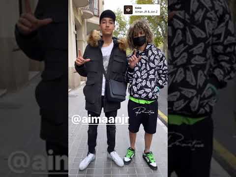 Aiman Jr con Jon Z en Barcelona