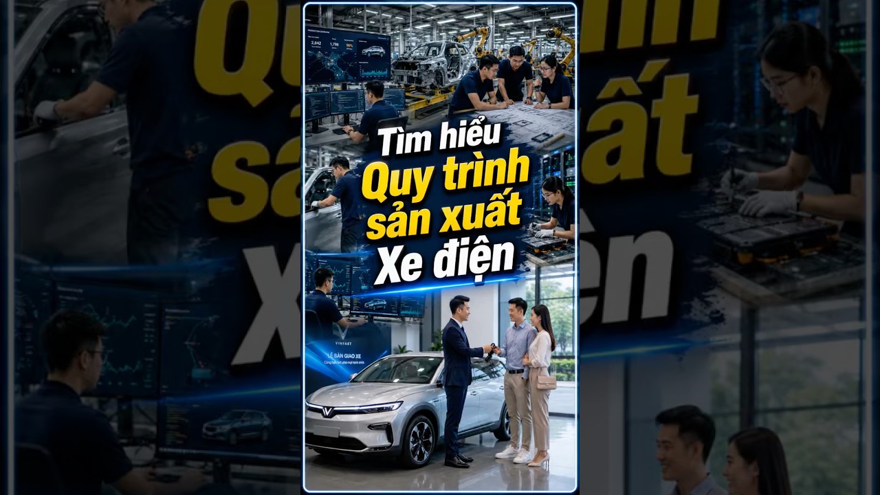 Một chiếc ô tô điện được sản xuất ở Việt Nam như thế nào?