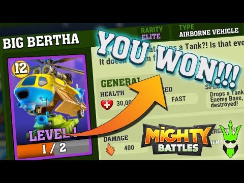 BIG BERTHA IS AWESOME! - Mighty Battles Events!