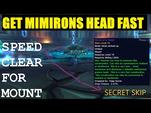 HOW TO SPEED CLEAR ULDUAR IN 5 MINUTES FOR MIMIRONS HEAD (MOUNT)