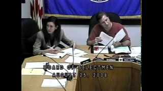 preview picture of video 'Uxbridge Board of Selectmen: 2008-08-25.  Michael J. Baril -vs- Town of Uxbridge/ Kevin Kuros'