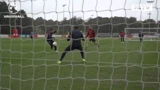 Zaha, Sterling & England U21s' keepers in fantastic form at training