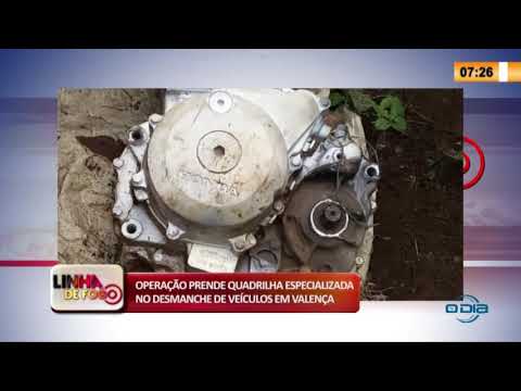 LINHA DE FOGO 24 04 2020 OPERAÇíO PRENDE QUADRILHA ESPECIALIZADA NO DESMANCHE DE VEíCULOS EM VALE