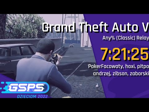 GSPS Dzieciom 2022 - GTA V [Classic Relay] - PokerFacowaty, hoxi, pitpo, andrzej, zibson, Zaborski