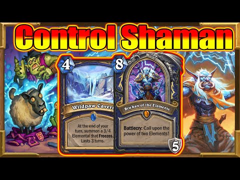 Freeze Winter Burn Control SHAMAN Is My Favorite Deck From Fractured in Alterac Valley | Hearthstone