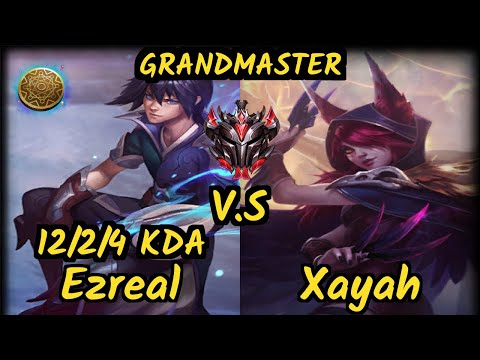 Innaxe (EZREAL) vs XAYAH - 12/2/4 KDA BOTTOM ADC GAMEPLAY - EUW Ranked GRANDMASTER