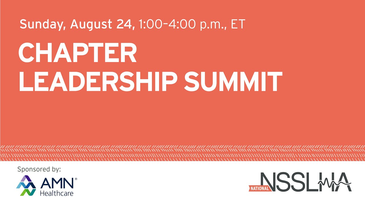 Chapter Leadership Summit - 2025–2026