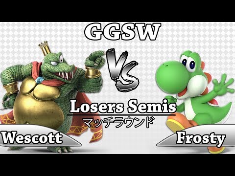 GGSW 119 - Wescott (K.Rool) Vs Frosty (Yoshi) Smash Ultimate Losers Semis