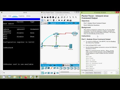 17.5.9 Packet Tracer - Interpret show Command Output